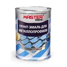 Грунт-эмаль для металлопрофиля 4кг RAL 6005 зеленый мох MASTER PRIME
