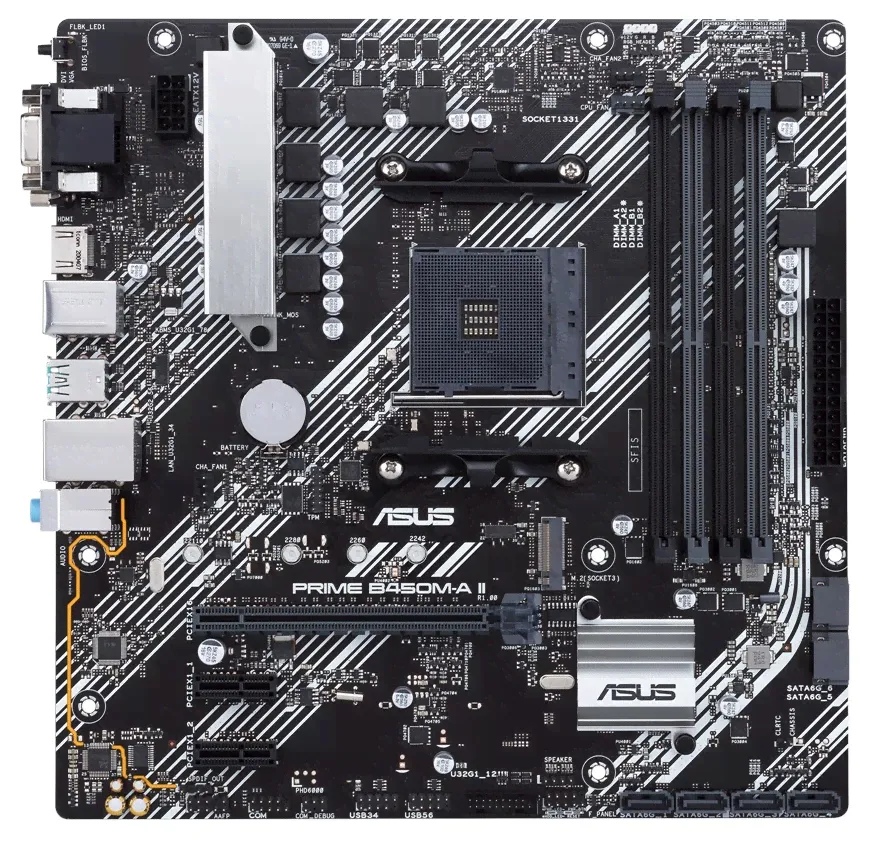 Материнская плата Asus PRIME B450M-A II Soc-AM4