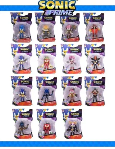 Sonic Prime Figures Thorn Rose Eggman Tails Nine Sonic Hedgehog Netflix